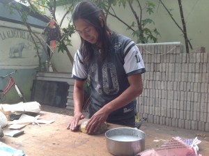 Foto. ANTAC. Felipe Arellano joven cartonista