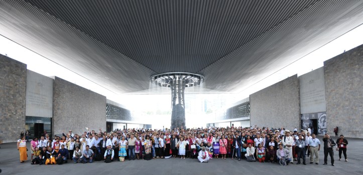 El Museo Nacional de Antropología, casa de todos, es sede del Foro Nacional de los Pueblos Indígenas y Afromexicano. Foto Mauricio Marat. INAH. (2)