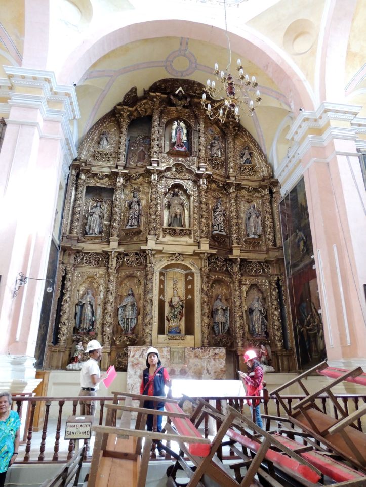 La capilla ya está consolidada al cien por ciento, aunque todavía se realizan trabajos que no son de tanto riesgo. Foto INAH.JPG