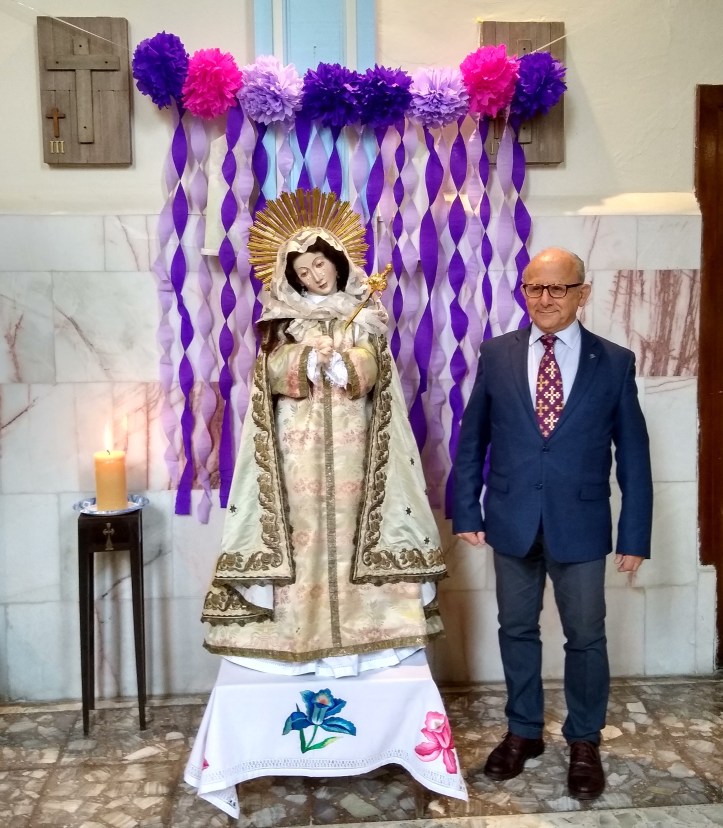 El director general del INAH, Diego Prieto, enfatizó que en la imagen se plasman diversas historias la de su devenir simbolismo, la de su orden y la del México virreinal.